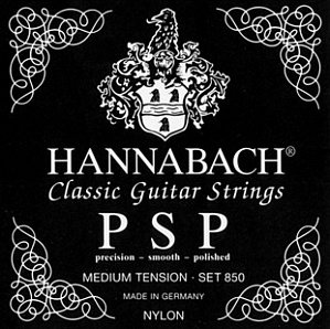 Струны для классической гитары Hannabach 850MT Black PSP