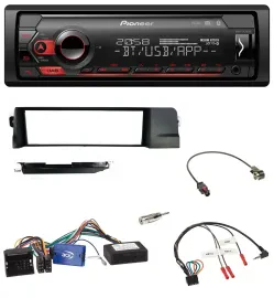 Pioneer Lenkrad USB DAB Bluetooth Autoradio für BMW 3er 01-07 E46 schwarz HQ