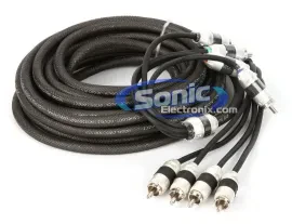 Stinger SI8420 8000 Series Audiophile 20Ft 4-Channel RCA Interconnect Cable Wire