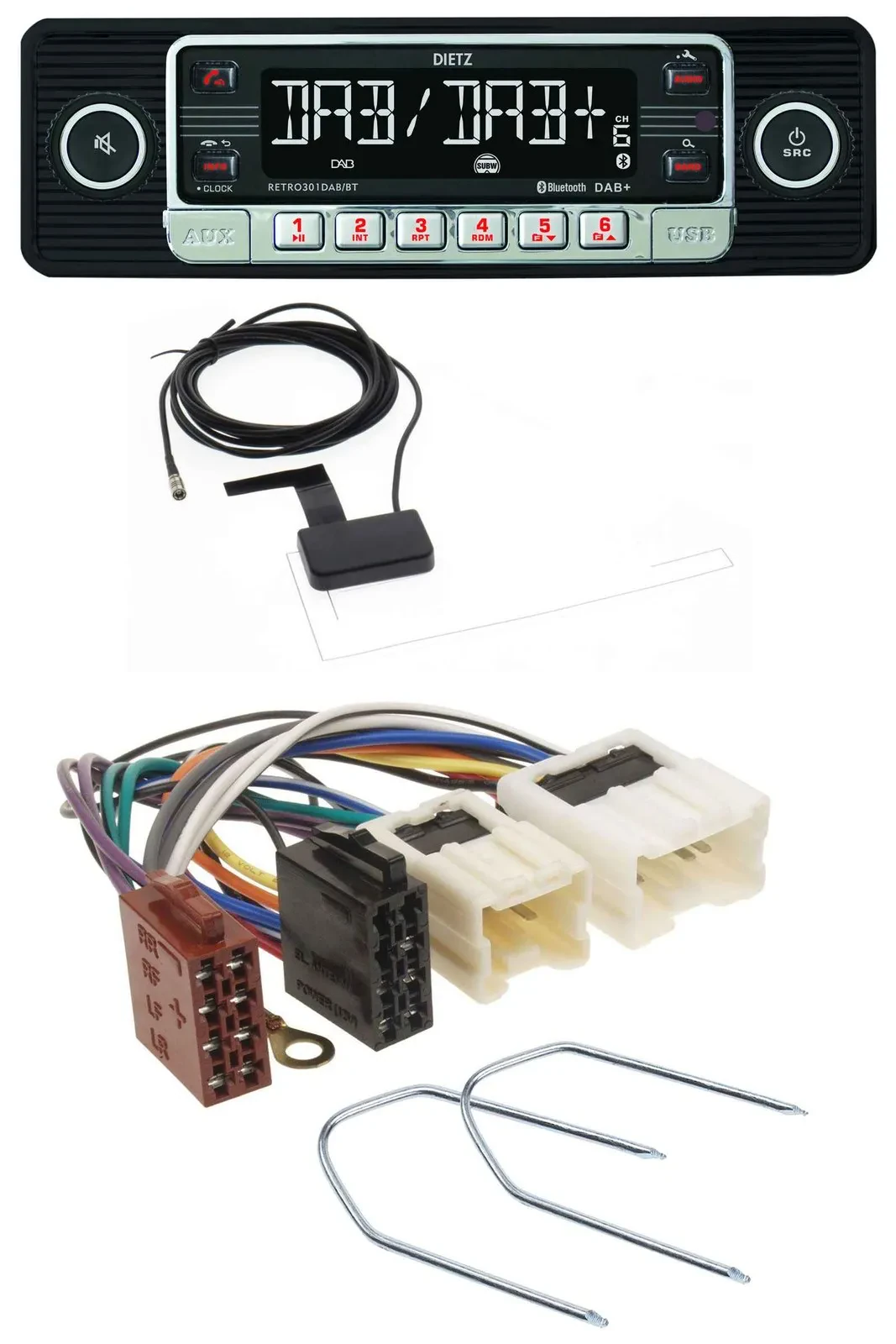 Dietz DAB Bluetooth USB MP3 Autoradio für Nissan Pathfinder 96-03 Quest 93-02 Se