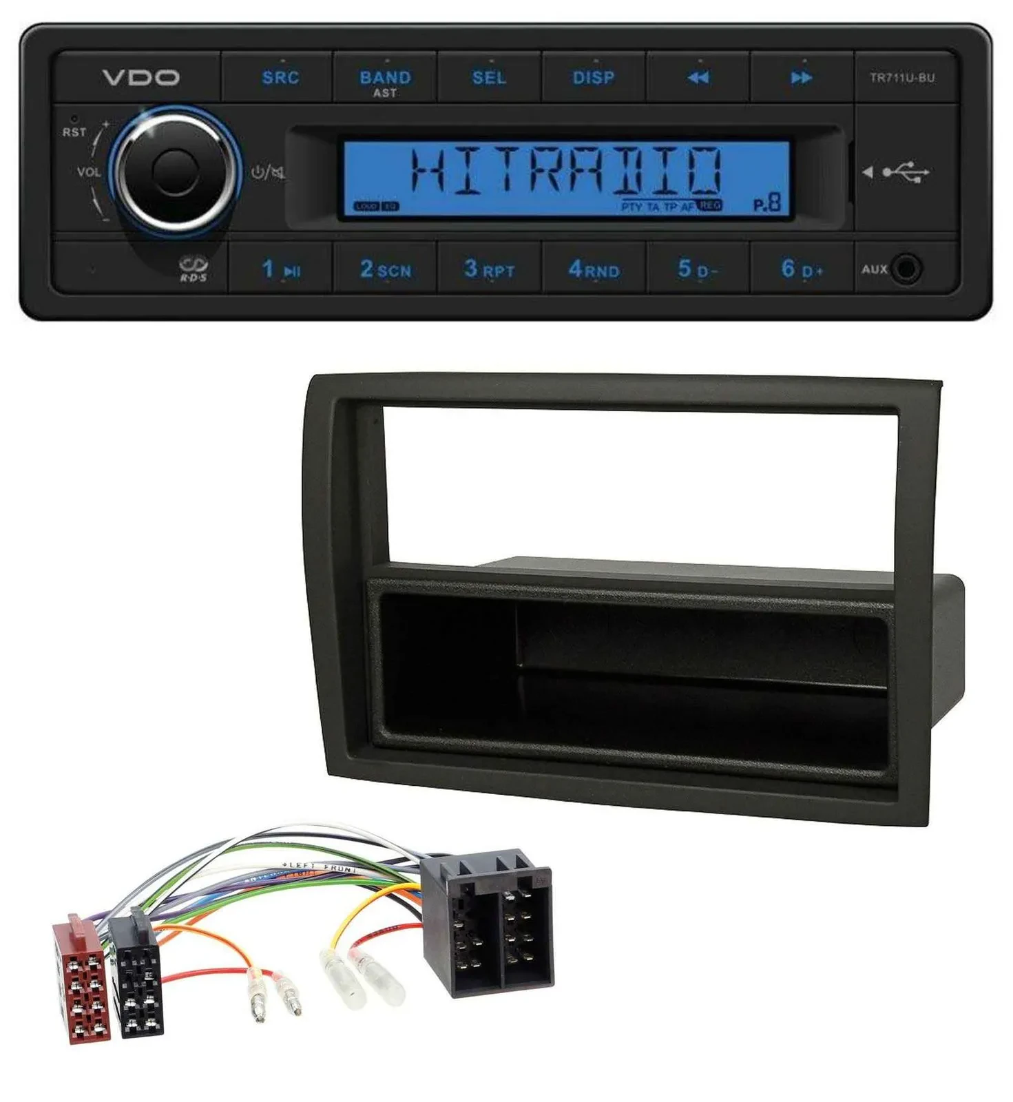 VDO AUX 1DIN MP3 USB Autoradio für Citroen Jumper Fiat Ducato Peugeot Boxer 2011