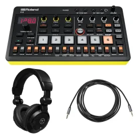 Roland P-6 AIRA Compact Creative Sampler, Bundle with TAPH100 Closed-Back Studio