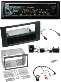 Pioneer DAB Lenkrad CD USB Bluetooth Autoradio für Ford Kuga 2008-2012 schwarz