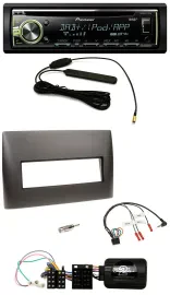 Автомагнитола для Fiat Stilo (2001–2007) Pioneer MP3 USB CD DAB черная