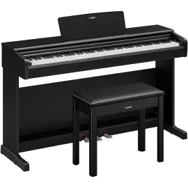Yamaha Arius YDP146 88Key Digital Upright Piano With Bench  Black