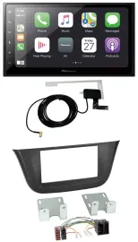 Pioneer USB MP3 2DIN Bluetooth DAB Autoradio für Iveco Daily (ab 2014)