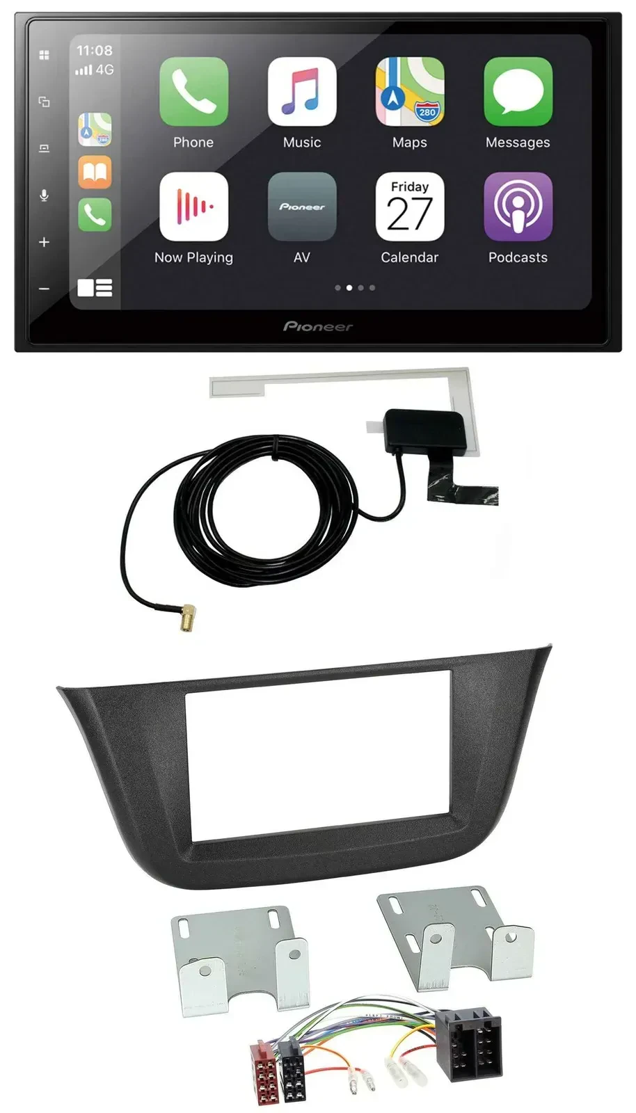 Автомагнитола Pioneer 2DIN USB MP3 Bluetooth DAB для Iveco Daily (с 2014)