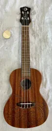 Luna Guitars Luna Model UKE TC MAH Tattoo Mahogany Concert Size Acoustic Ukulele with Gig Bag