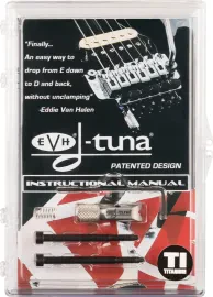 EVH® D-Tuna® Titanium, Silver Model # 5551121468 - Change to Drop D in second