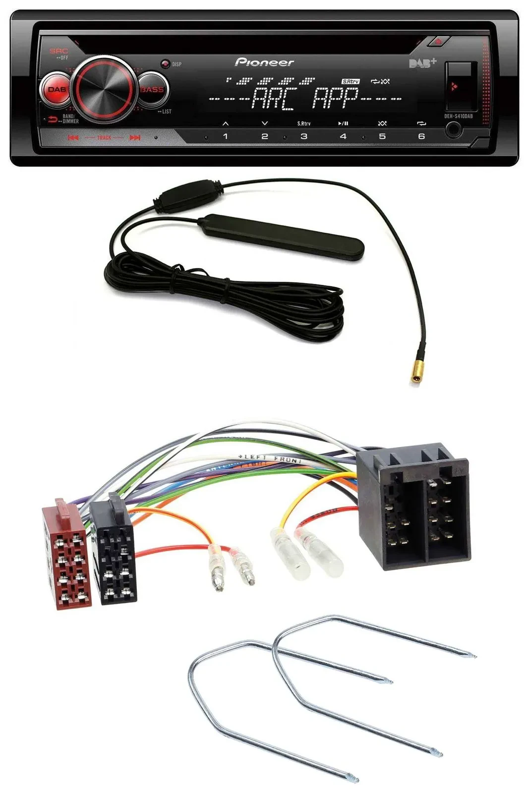 Pioneer CD USB AUX DAB MP3 Autoradio für Seat Toledo 1 1991-1999 Ibiza 1984-1993