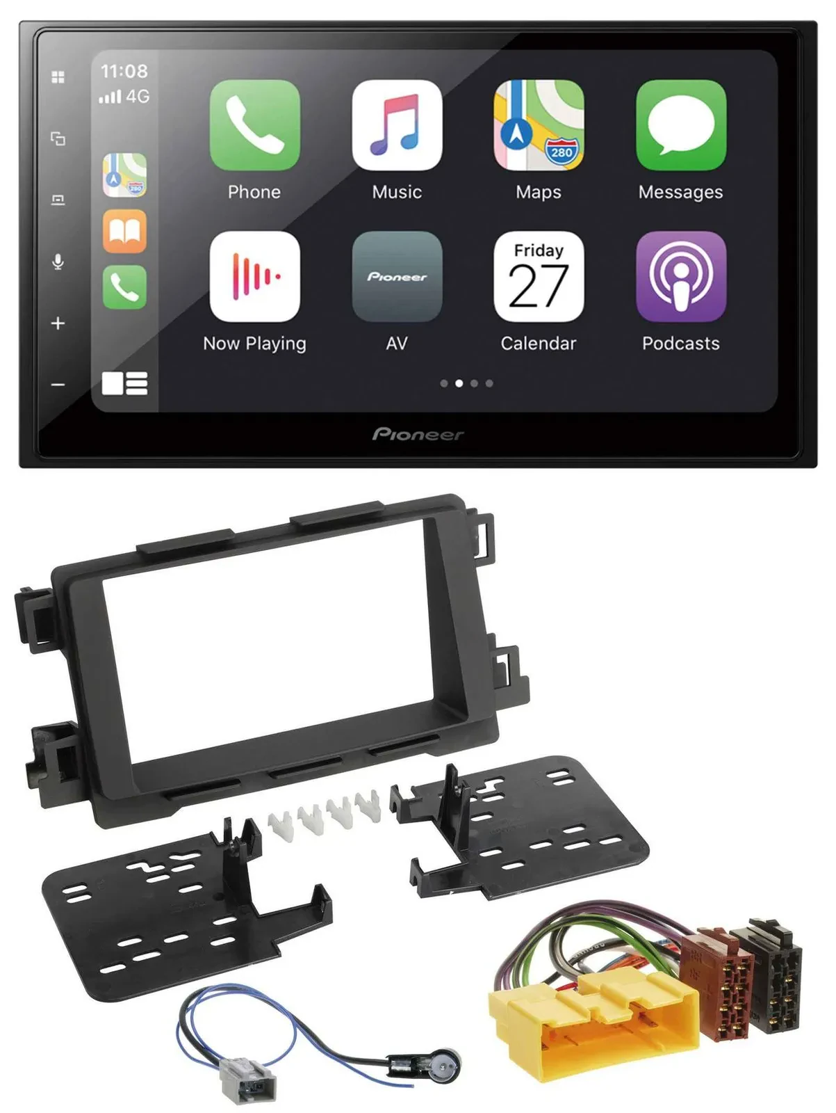 Автомагнитола Pioneer 2DIN MP3 Bluetooth DAB USB для Mazda 6 (2013–2015), CX-5 (с 2012)