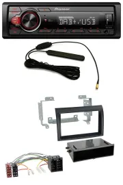 Автомагнитола для Fiat Ducato (2006–2010) Pioneer 1-DIN, MP3, DAB, USB, AUX, черный
