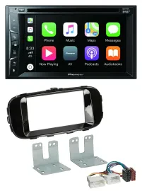 Автомагнитола Pioneer 2DIN, MP3/USB/DVD, Bluetooth, DAB, для Kia Soul PS (с 2014), черный (piano black)