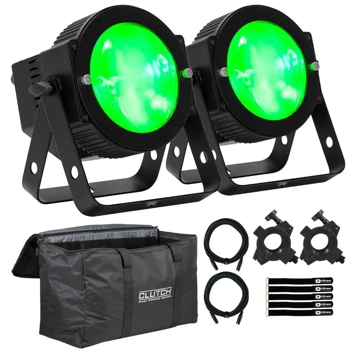 Светодиодный прибор American DJ Dotz Par RGBL C.O.B. LED с аксессуарами (пара)