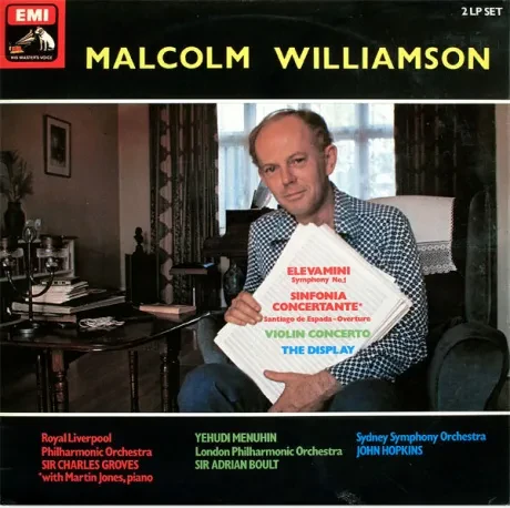 Виниловая пластинка Malcolm Williamson – Elevamini / Sinfonia Concertante / Violin Concerto / The Display (2LP) Б/У
