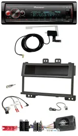 Pioneer Bluetooth DAB USB Lenkrad Autoradio für Hyundai i20 ISO 2009-11 schwarz