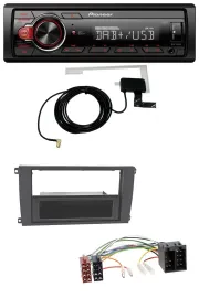 Pioneer 1DIN MP3 DAB USB AUX Autoradio für Porsche Cayenne (2002-2007)