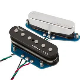 Комплект звукоснимателей для электрогитары Fender Ultra Noiseless Vintage Telecaster Chrome Black