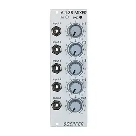 Модульный студийный синтезатор Doepfer A-138a Mixer linear - Mixer Modular Synthesizer