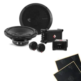 Rockford Fosgate Punch P165-SE 6.5" Component Speaker System with Sound Damping