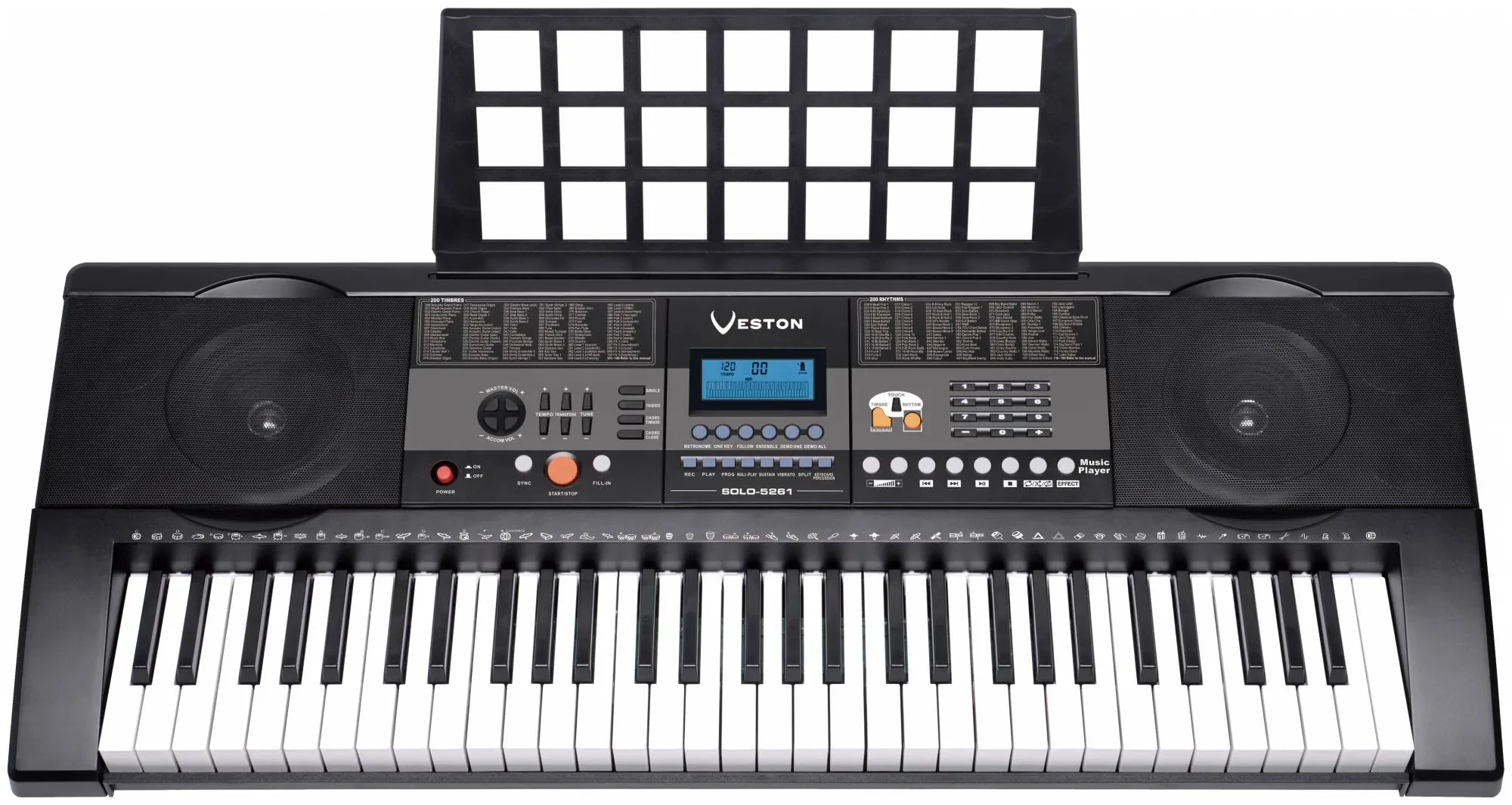 Синтезатор VESTON SOLO-5261 с автоаккомпанементом