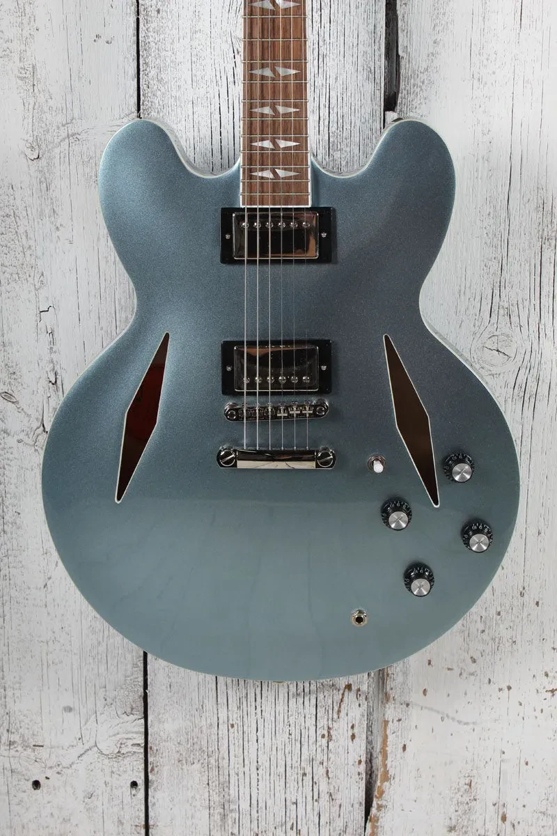 Epiphone Dave Grohl DG-335 Semi Hollow Electric Guitar Pelham Blue with Case