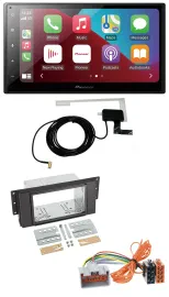 Автомагнитола 2DIN для Land Rover Freelander (2011–2012) Pioneer USB, Bluetooth, DAB, MP3