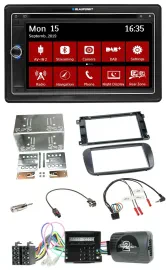 Blaupunkt TMC USB Lenkrad Bluetooth DAB 2DIN Navigation für Ford C-Max Galaxy Fo