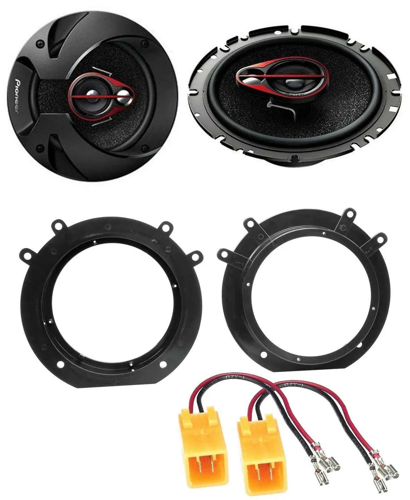Pioneer 3-Wege 250Watt 16,5cm Lautsprecher für Fiat Scudo Peugeot Expert bis 07