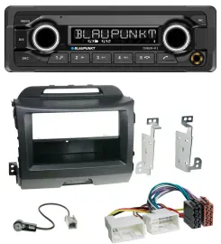 Автомагнитола для Kia Sportage 3 (2010–2015) Blaupunkt MP3, Bluetooth, USB, AUX черная