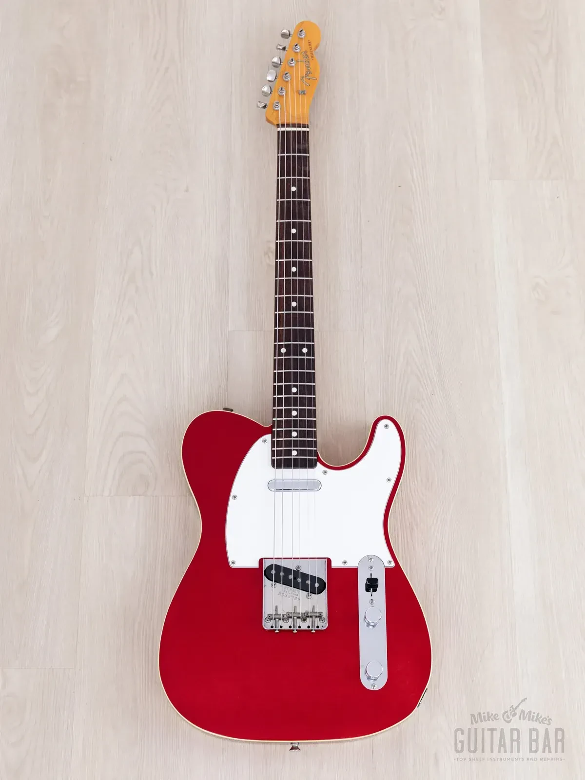 Электрогитара Fender Telecaster Custom 1962 Vintage Reissue TL62B-70 SS Candy Apple Red w/gigbag Japan 1989