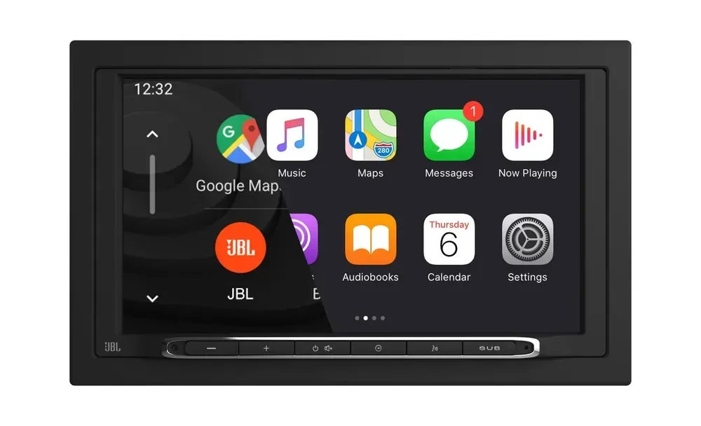 Автомагнитола JBL Legend 700 7", Double-DIN, беспроводной CarPlay/Android Auto, Bluetooth, GPS