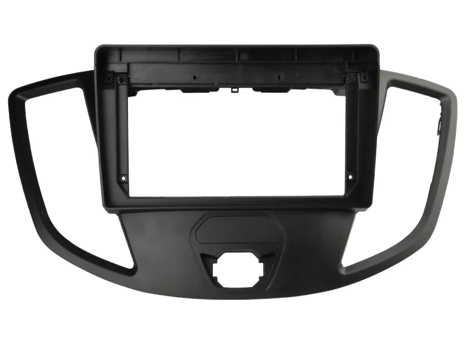 Einbaurahmen für 9 Zoll Autoradio für Ford Transit FAC/FAD 08/2014-06/2019 schwa