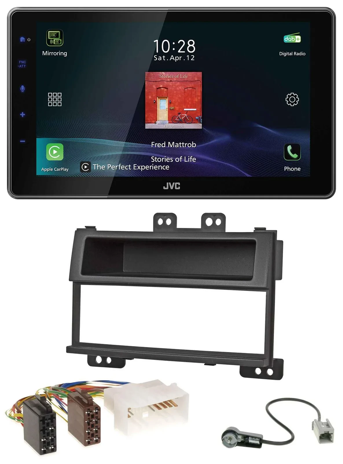 JVC DAB MP3 Bluetooth USB Autoradio für Hyundai i20 (2008-2011)