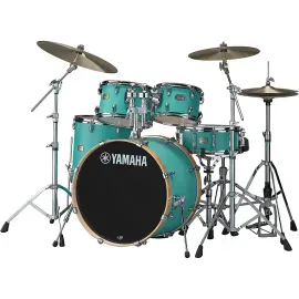 Б/У Ударная установка Yamaha Stage Custom Birch 22" Matte Surf Green (набор, 5 шт.)