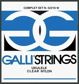 Струны для укулеле Galli Strings G216W Clear Nylon