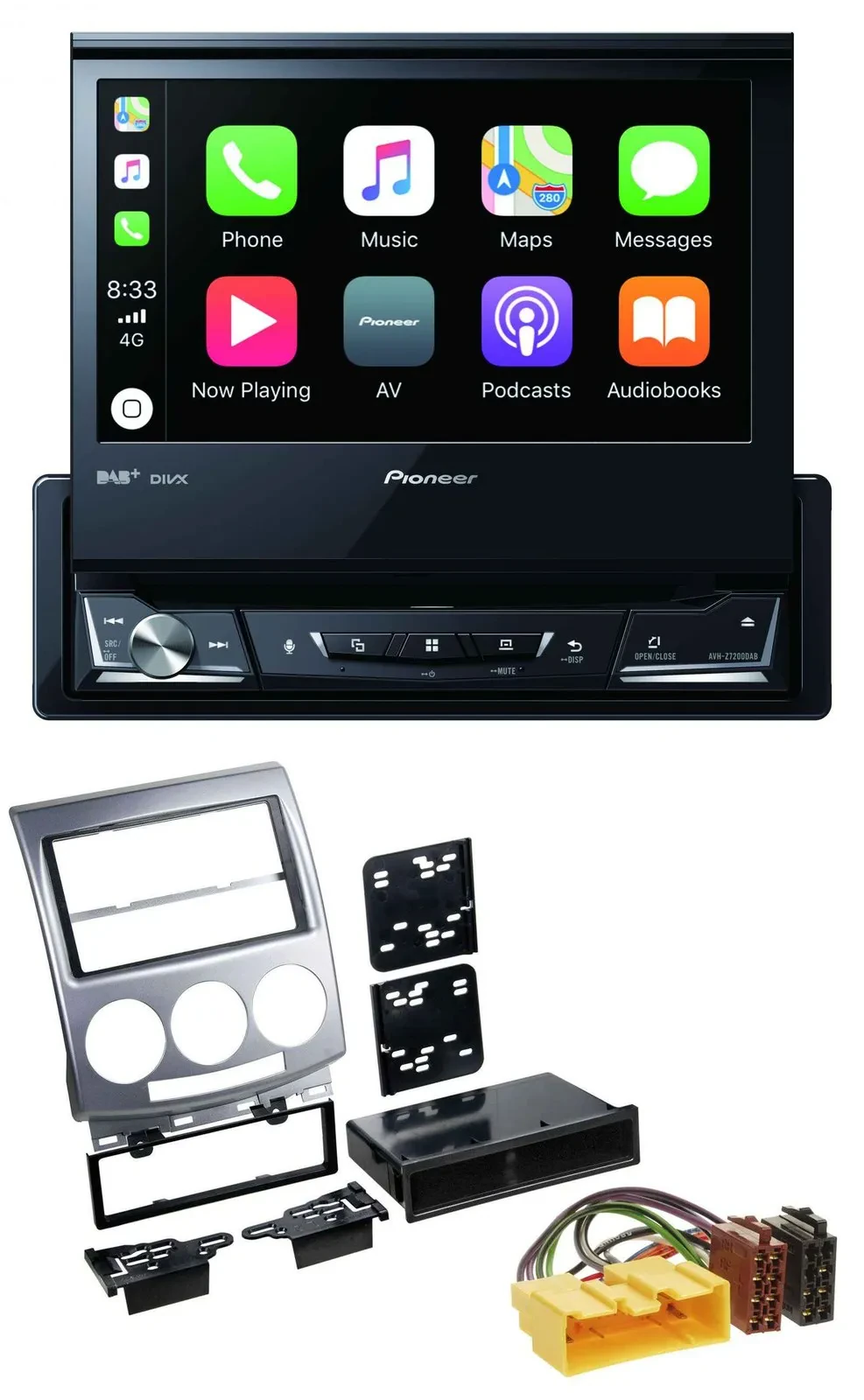 Pioneer DVD Bluetooth DAB USB MP3 Autoradio für Mazda 5 (2005-2010)