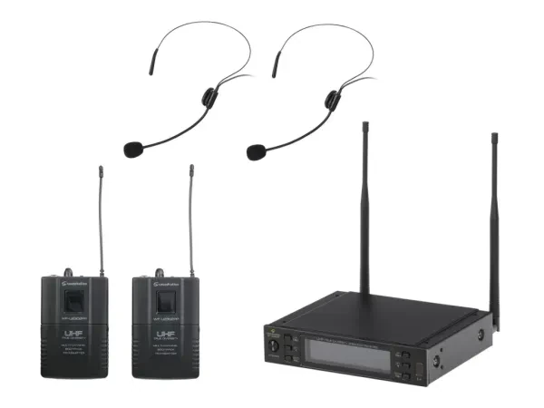 WF-U2302PP Беспроводная микрофонная система, 2 головных микрофона, Soundsation