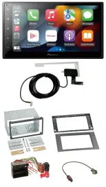Pioneer MP3 USB Bluetooth DAB 2DIN Autoradio für Ford C-Max Galaxy S-Max 03-07 a