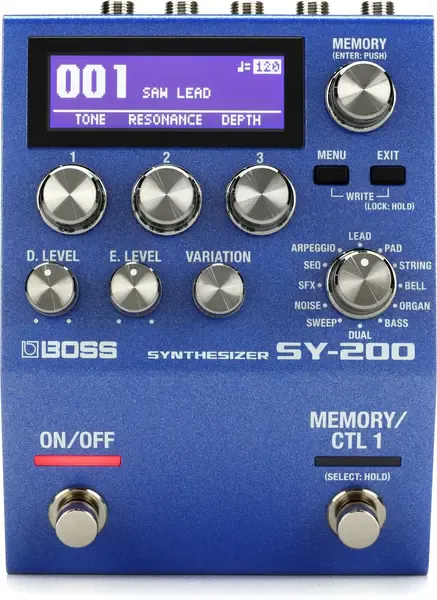 Педаль эффектов для электрогитары Boss SY-200 Synthesizer