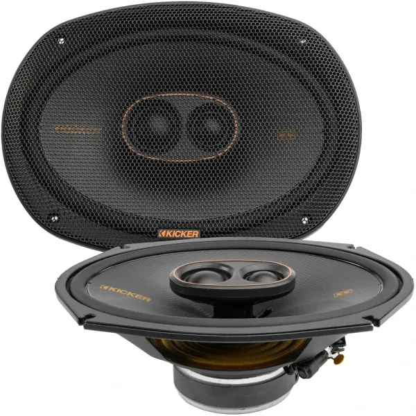 Kicker 51KSC69304 6x9" KS-Series 3-Way 4-Ohm Coaxial Speaker