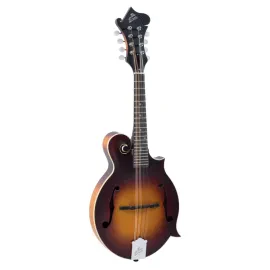 The Loar LM-590E-MS Contemporary Acoustic Electric All Solid F-Style Mandolin