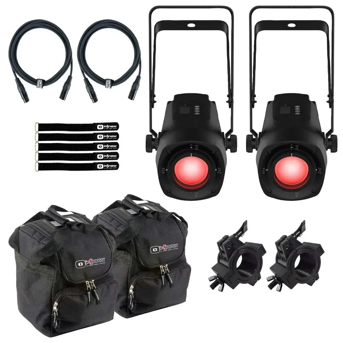 Светодиодный прибор Chauvet DJ Pinspot Q1Z ILS RGBW LED