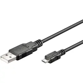 Коммутационный кабель Music Store Basic Standard USB 2.0 Kabel, 0.6m, A-St. zu Micro USB