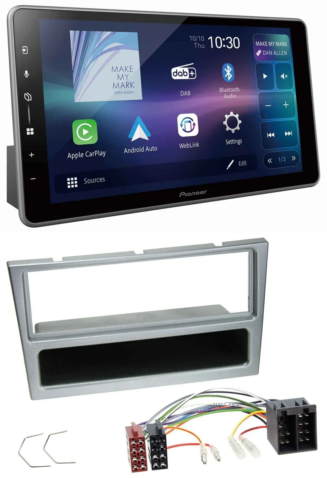 Pioneer Bluetooth USB DAB MP3 Autoradio für Opel Combo C Corsa C Meriva Tigra 20