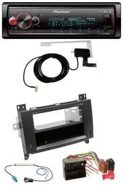 Pioneer Bluetooth DAB USB MP3 Autoradio für Mercedes Viano Vito 06-14 schwarz