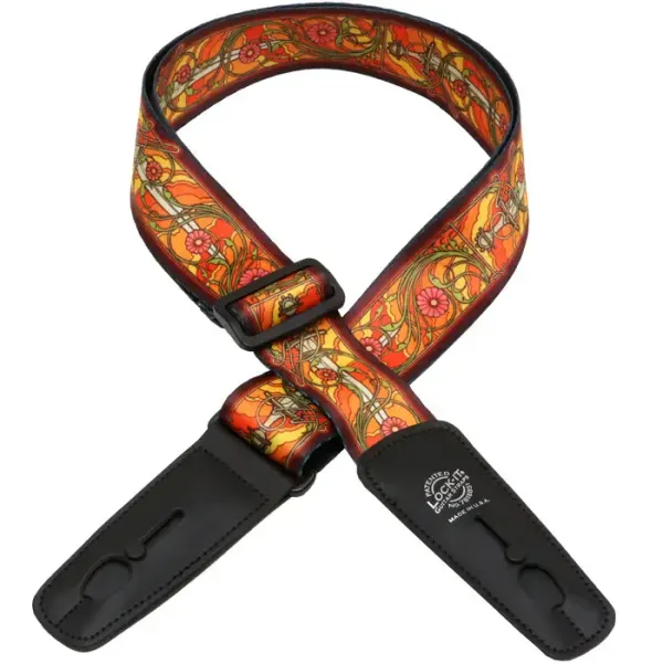 Ремень для гитары Lock-It Straps LIS-034-BM-4 Bob Masse Mythical Swords