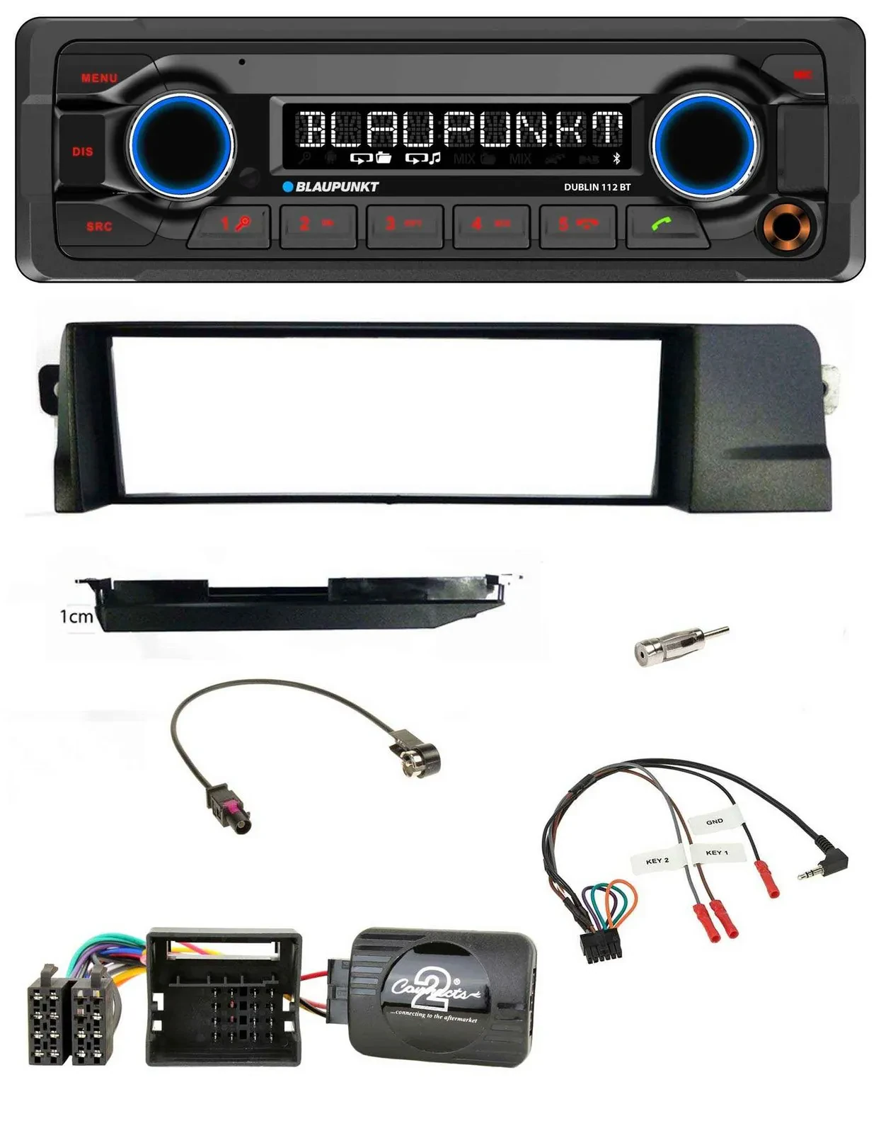 Blaupunkt MP3 Bluetooth USB Lenkrad Autoradio für BMW 3er E46 Profi 2001-2007