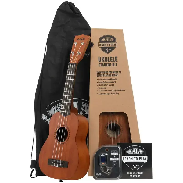 Укулеле Kala LTP-S Learn To Play Ukulele Starter Kit w/ Nickel Fret Update