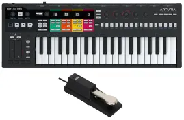 Arturia KEYSTEP PRO Polyphonic Sequencing Keyboard Controller+Sustain Pedal